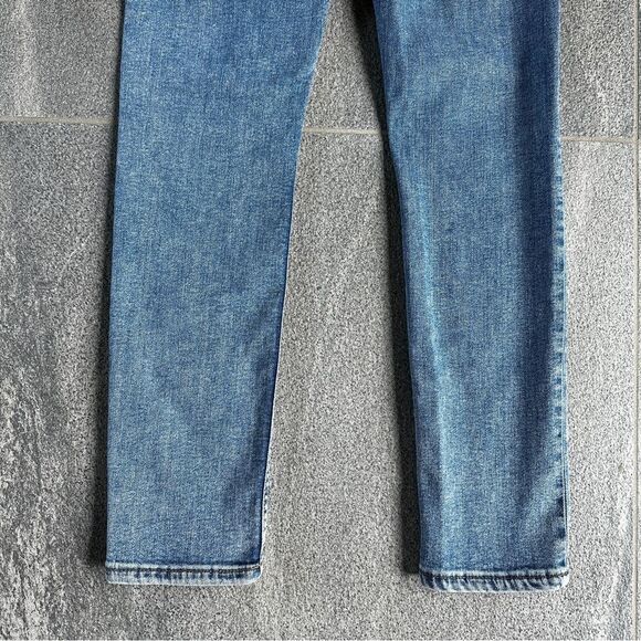 EUC Re/Done Originals 2018 Button Fly High Rise Ankle Crop Stretch Denim Jean 26 - Picture 11 of 15